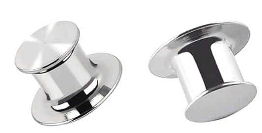 Locking pin back included with every Pinny Lane pin — push to lock, pull to release
